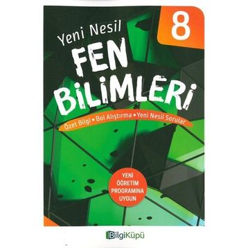 8. Sınıf Fen Bilimleri Yeni Nesil Konu Özetli Soru Bankası Bilgi Küpü Yayınları