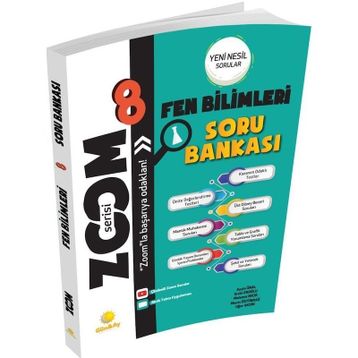 8. Sınıf Fen Bilimleri Zoom Soru Bankası Günay Yayınları