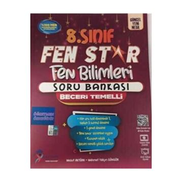 8. Sınıf Fen Star Fen Bilimleri Soru Bankası - Saydam Yayınları