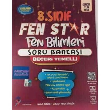 8. Sınıf Fen Star Fen Bilimleri Soru Bankası - Saydam Yayınları