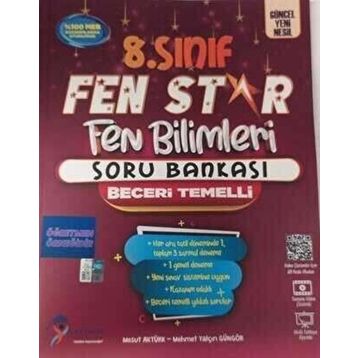 8. Sınıf Fen Star Fen Bilimleri Soru Bankası - Saydam Yayınları