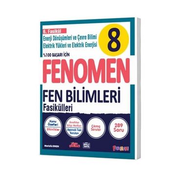 8. Sınıf Fenomen Fen Bilimleri 6 Fasikül - Gama Yayınları