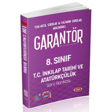 8. Sınıf Garantör T. C. İnkılap Tarihi ve Atatürkçülük Soru Bankası Data Yayınları