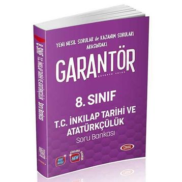 8. Sınıf Garantör T. C. İnkılap Tarihi ve Atatürkçülük Soru Bankası Data Yayınları