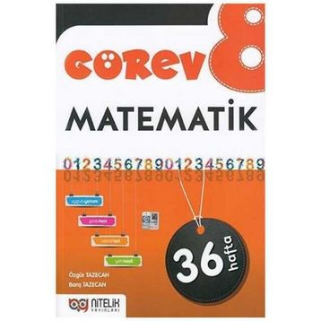 8. Sınıf Görev Matematik Soru Bankası Nitelik Yayınevi 2019