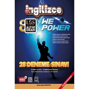 8.Sınıf İngilizce 28 Deneme Sınavı Altın Oran Borealis Yayıncılık