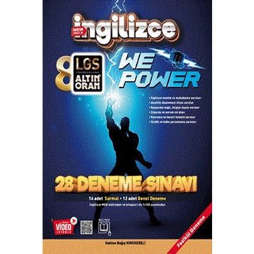 8.Sınıf İngilizce 28 Deneme Sınavı Altın Oran Borealis Yayıncılık