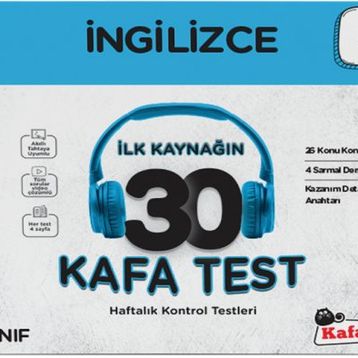 8. Sınıf İngilizce 30 Kafa Test-Kafa Dengi Yayınları