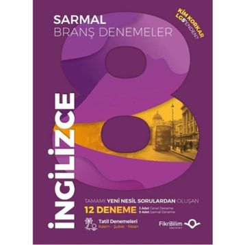 8. Sınıf İngilizce Branş Deneme Fikribilim Yayınları