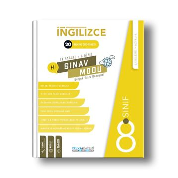 8. Sınıf İngilizce Branş Deneme Fikribilim Yayınları