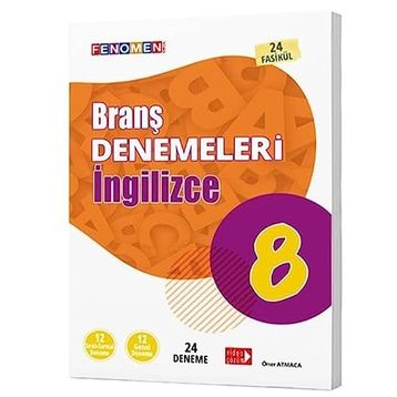8. Sınıf İngilizce Fenomen 24'lü Deneme - Gama Yayınları