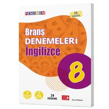 8. Sınıf İngilizce Fenomen 24'lü Deneme - Gama Yayınları