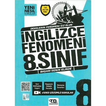8. Sınıf İngilizce Fenomeni Soru Bankası-Tandem Yayınları