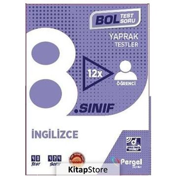 8. Sınıf İngilizce Kutu Test Kollektif Pergel Yayınları