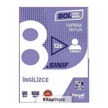 8. Sınıf İngilizce Kutu Test Kollektif Pergel Yayınları