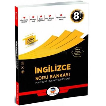 8. Sınıf İngilizce Mantık ve Muhakeme Destekli Soru Bankası-Zeka Küpü Yayınları