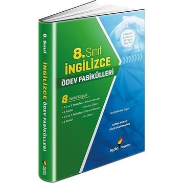 8. Sınıf İngilizce Ödev Fasikülleri - Aydın Yayınları