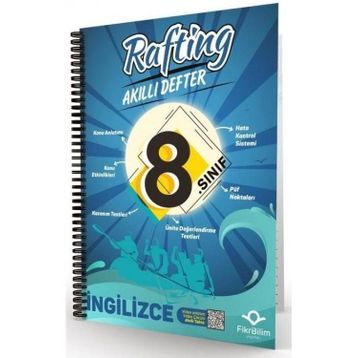 8. Sınıf İngilizce Rafting Akıllı Defter