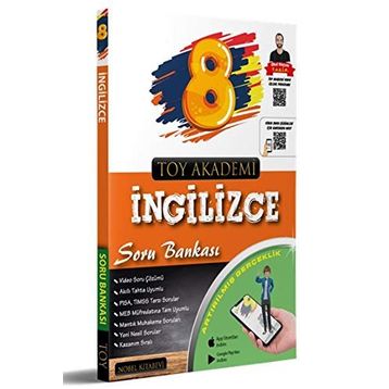 8.Sınıf İngilizce Soru Bankası Toy Akademi Yayınları