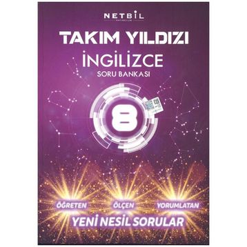 8 Sınıf İngilizce Takım Yıldızı Soru Bankası Netbil Yayınları
