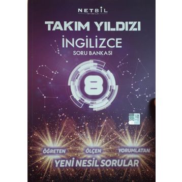 8 Sınıf İngilizce Takım Yıldızı Soru Bankası Netbil Yayınları
