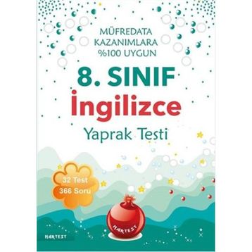 8. Sınıf İngilizce Yaprak Testi - kollektif