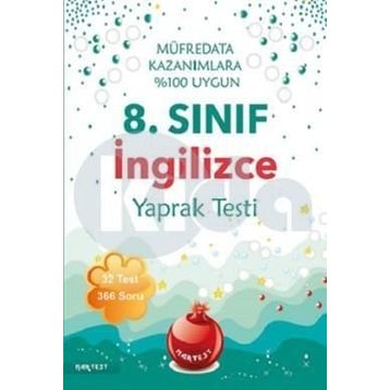 8. Sınıf İngilizce Yaprak Testi - kollektif