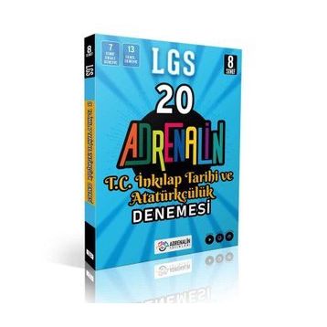 8. Sınıf İnkılap Tarihi 20 Branş Deneme - Adrenalin Yayınları
