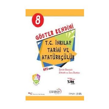 8. Sınıf Inkılap Tarihi Göster Kendini Soru Bankası Çalışkan Yayınları