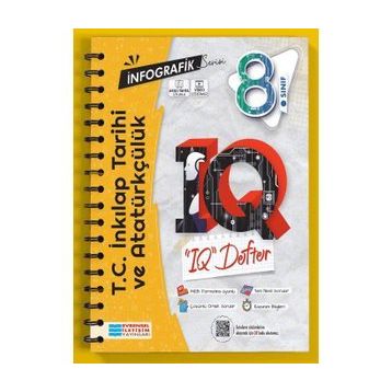 8. Sınıf İnkılap Tarihi Iq Akıllı Defter - Evrensel Yayınları