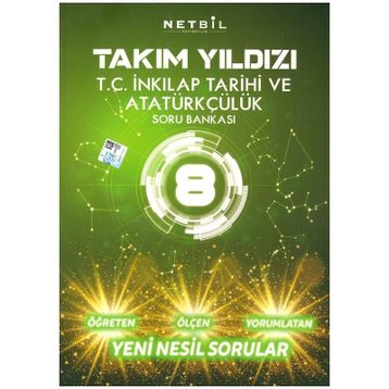 8.Sınıf İnkilap Tarihi Takım Yıldızı Soru Bankası Netbil Yayınları
