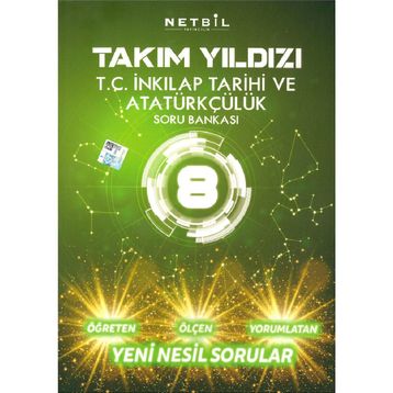 8.Sınıf İnkilap Tarihi Takım Yıldızı Soru Bankası Netbil Yayınları
