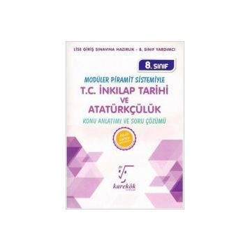 8. SINIF İNKILAP TARIHI VE ATATÜRKÇÜLÜK KONU ANLATIMLI SORU BANKASI - KOMISYON (ISBN:9786054179640)