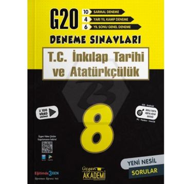 8. Sınıf İnkılap Tarihi ve Atatürkçülük Soru Bankası-Üçgen Akademi Yayınları