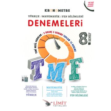 8 Sınıf Kronometre TMF Denemeleri Limit Yayınları