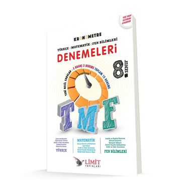 8 Sınıf Kronometre TMF Denemeleri Limit Yayınları