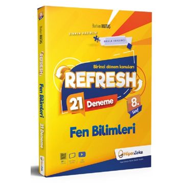 8. Sınıf LGS 1. Dönem Konuları Refresh Fen Bilimleri 21 Deneme Hiper Zeka Yayınları