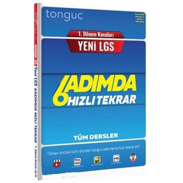 8. Sınıf Lgs 1. Dönem Konuları Tüm Dersler 6 Adımda Hızlı Tekrar-Tonguç Akademi