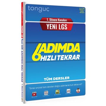 8. Sınıf Lgs 1. Dönem Konuları Tüm Dersler 6 Adımda Hızlı Tekrar-Tonguç Akademi