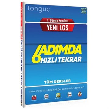 8. Sınıf Lgs 1. Dönem Konuları Tüm Dersler 6 Adımda Hızlı Tekrar-Tonguç Akademi