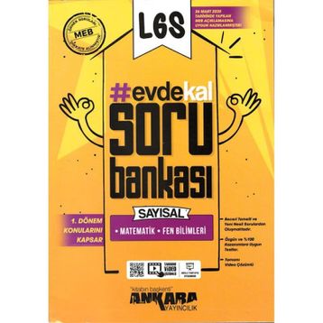 8. Sınıf LGS 1. Dönem Sayısal Soru Bankası Ankara Yayın