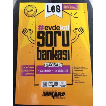 8. Sınıf LGS 1. Dönem Sayısal Soru Bankası Ankara Yayın