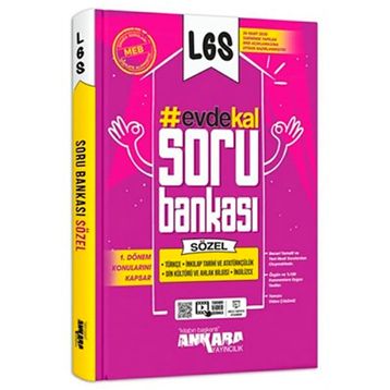 8. Sınıf LGS 1. Dönem Sözel Soru Bankası Ankara Yayın