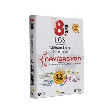 8. Sınıf LGS 1. Dönem Türkçe Matematik Fen Bilimleri Video Çözümlü Branş Denemeleri-Rasyonel Yayınları