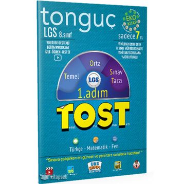 8. Sınıf LGS 1. Sdım Tost Test Tonguç Akademi Yayınları