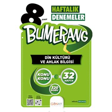 8. Sınıf LGS Din Kültürü Bumerang 32 Haftalık Denemeler