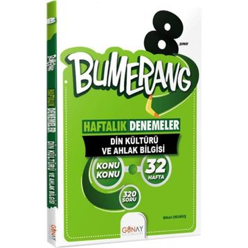 8. Sınıf LGS Din Kültürü Bumerang 32 Haftalık Denemeler