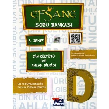 8. Sınıf LGS Din Kültürü Ve Ahlak Bilgisi Efsane Soru Bankası Açı Yayınları