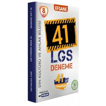 8. Sınıf LGS Din Kültürü Ve Ahlak Bilgisi Efsane Soru Bankası Açı Yayınları