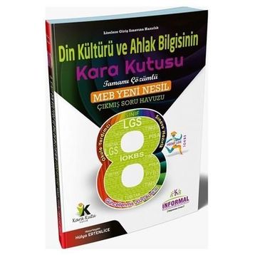 8. Sınıf LGS Din Kültürü ve Ahlak Bilgisinin Kara Kutusu Tamamı Çözümlü Soru Bankası İnformal Yayınları